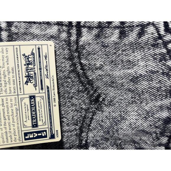 Vtg Levis 550 White Washed USA Made 80s Deadstock Jeans NWT 31 X 30 Relaxed fit - Picture 2 of 8